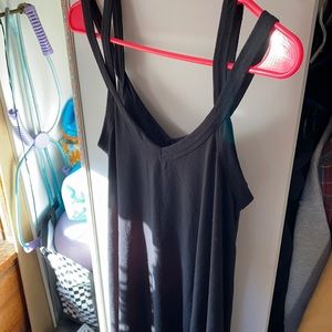 RVCA flowy dress, all black